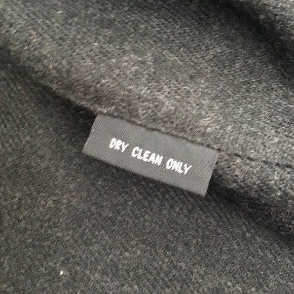 MISTY Harbor Black & Tan Cotton Trench Coat Removable Wool Lining Size 6P Petite - Picture 5 of 8